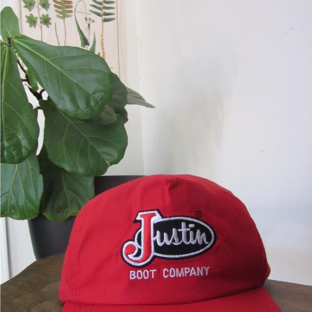 Justin Boots Vibrant Red Cap